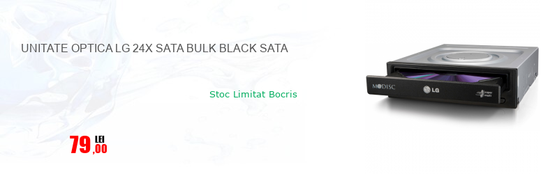 UNITATE OPTICA LG 24X SATA BULK BLACK SATA