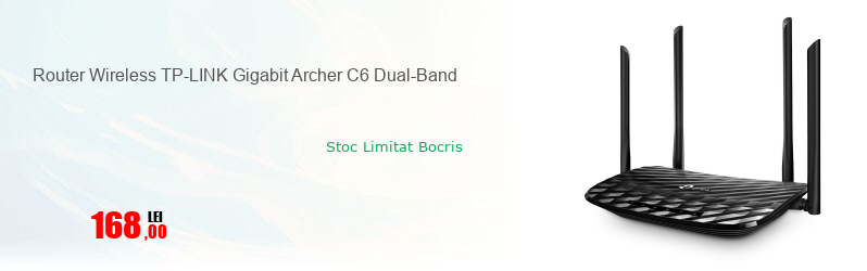 Router Wireless TP-LINK Gigabit Archer C6 Dual-Band
