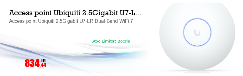Access point Ubiquiti 2.5Gigabit U7-LR Dual-Band WiFi 7