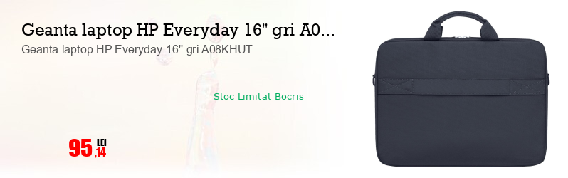 Geanta laptop HP Everyday 16'' gri A08KHUT