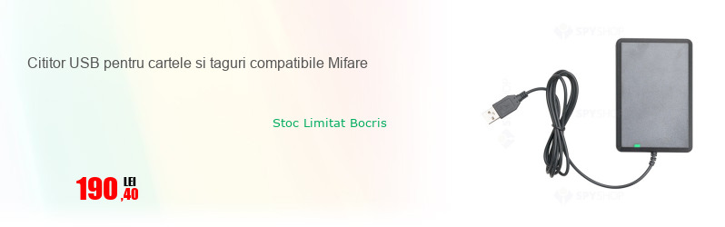 Cititor USB pentru cartele si taguri compatibile Mifare