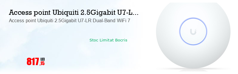 Access point Ubiquiti 2.5Gigabit U7-LR Dual-Band WiFi 7