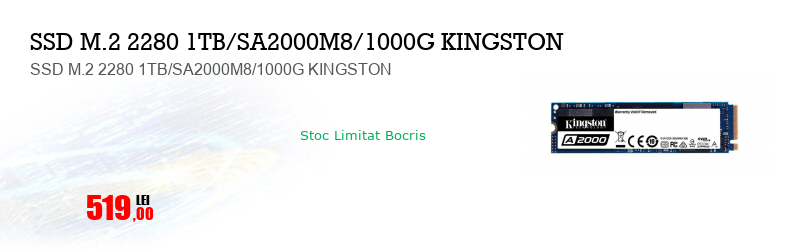SSD M.2 2280 1TB/SA2000M8/1000G KINGSTON