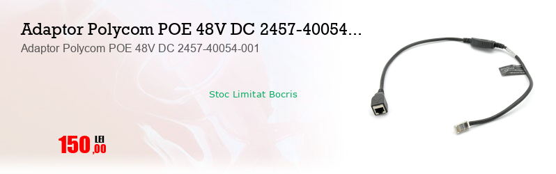 Adaptor Polycom POE 48V DC 2457-40054-001