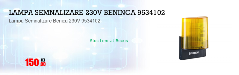 Lampa Semnalizare Benica 230V 9534102