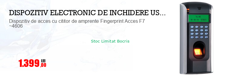 Dispozitiv de acces cu cititor de amprente Fingerprint Acces F7 ~4606
