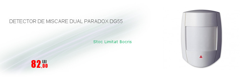 DETECTOR DE MISCARE DUAL PARADOX DG55