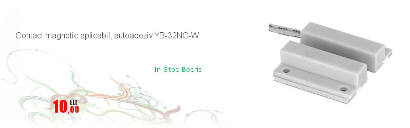 Contact magnetic aplicabil, autoadeziv YB-32NC-W
