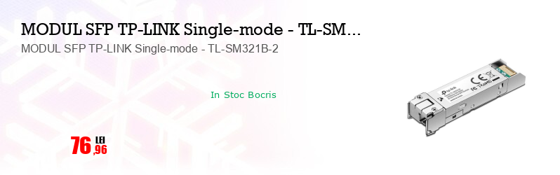 MODUL SFP TP-LINK Single-mode - TL-SM321B-2