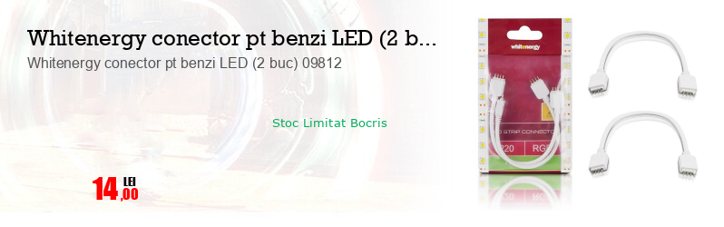 Whitenergy conector pt benzi LED (2 buc) 09812