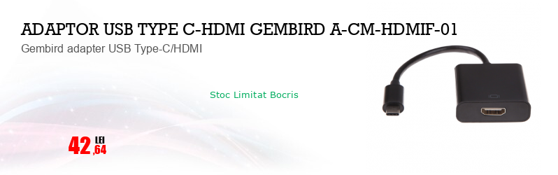 Gembird adapter USB Type-C/HDMI