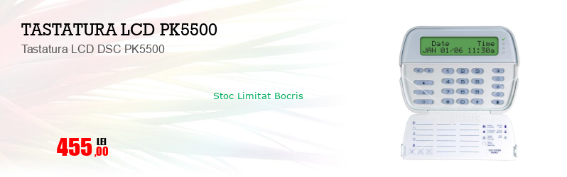Tastatura LCD DSC PK5500