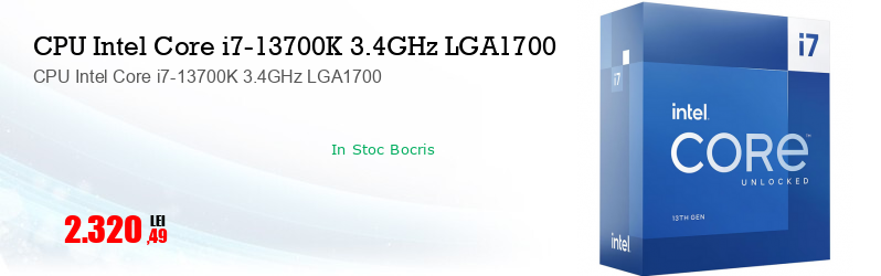 CPU Intel Core i7-13700K 3.4GHz LGA1700
