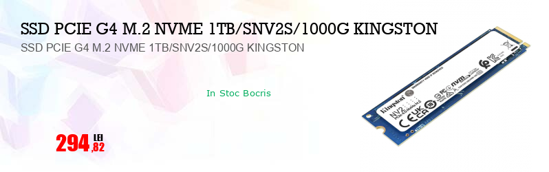 SSD PCIE G4 M.2 NVME 1TB/SNV2S/1000G KINGSTON