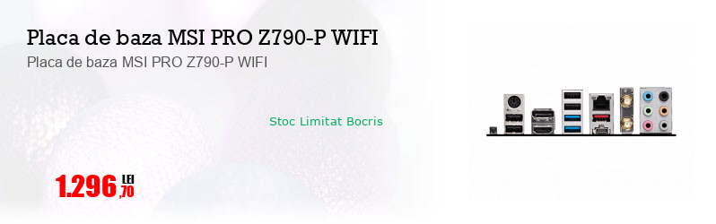 Placa de baza MSI PRO Z790-P WIFI